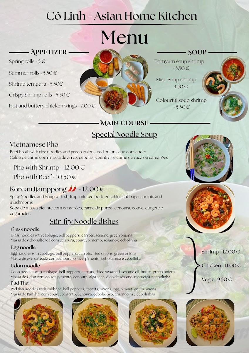 Menu Cô Linh - Asian Home Kitchen-1